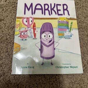Marker - Purple Crayon Character Kids Picture Book
